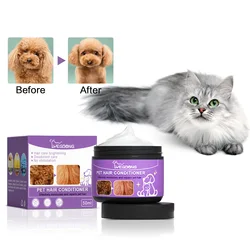 Pet Hair Conditioner Hair Softening Prevent Hair Knots Bathless Clean Odor Removal Moisturizing Cat Anti Mite Ticks Dog Shampoo