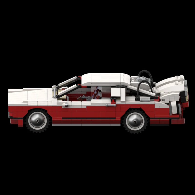 MOC Creative Expert Series Building Blocks Back to the Future - DeLorean Time Machine Bricks Cars Model Children Gifts Toys