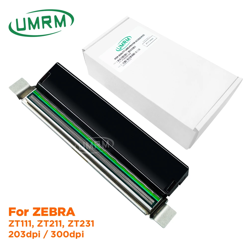 

UMRM Printhead for Zebra ZT111/ZT211/ZT231 203/300dpi Barcode Label Thermal New Replaceable Print Head P1123335-012/P1123335-013