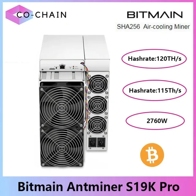 Купите 2, получите 1 бесплатно Bitmain Antminer S19k Pro 120th BTC Bitcoin Miner Asic Miner включает блок питания 2760 Вт Купите 2, получите 1 бесплатно Bitmain Antminer S19k Pro 120th BTC Bitcoin Miner Asic Miner включает блок питания 2760 Вт