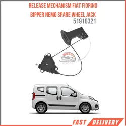 FOR Fiat Fiorino Bipper Nemo 2007 - 2016 Spare Wheel Jack Oem 51910321 - 51880583 Spare Wheel Carrier Release Mechanism