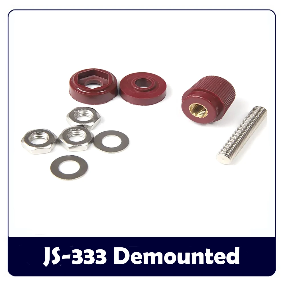 JS-333 Red Black M6 Binding Post Inverter Charger Power Supply Screw Terminals