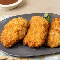 국내산 원육 오색보리가루 돈가스 3종/고기 완자, 500g, 1팩