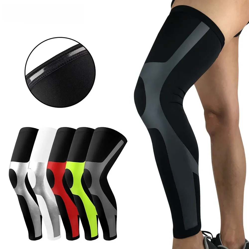 AliExpress XQWOXQ 1 PC Outdoor Sport Whole Leg Compression Sleeve - Full Leg Knee Brace for Men Women, UV Leg Support Sleeves, Cycling Leg Warmers