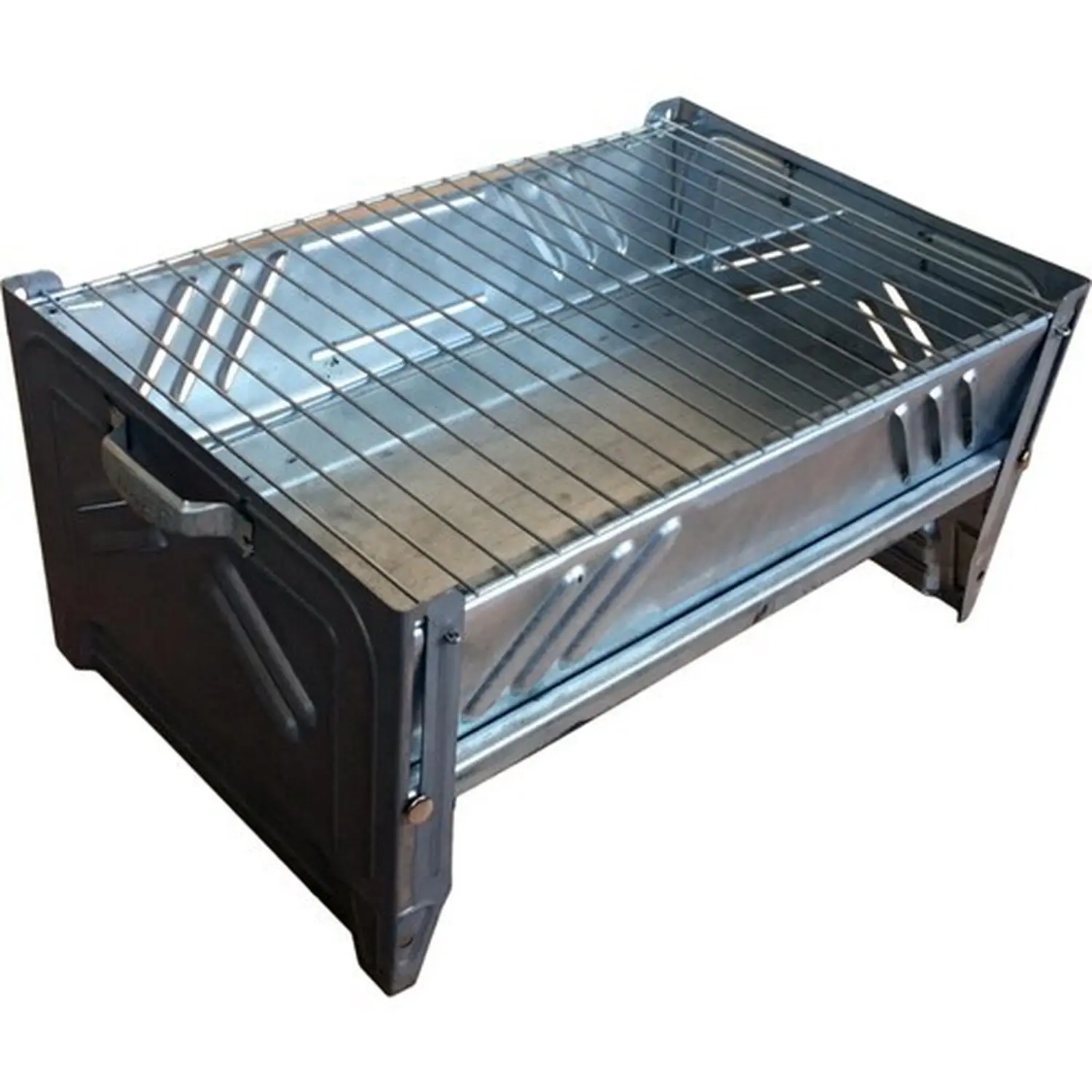 Practical Folding Portable Grill (With Bag) It Is Very Easy To Install (5 Seconds), it Is Sturdy And Long Lasting.