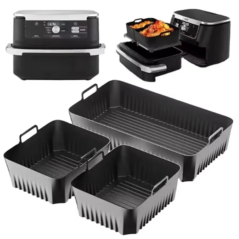 Doublures de friteuse à Air en Silicone pour Ninja AF500UK 10,4 l, accessoires pour friteuse à Air Ninja