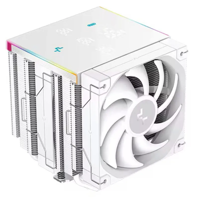 DEEPCOOL AK620 DIGITAL PRO, Enfriador de CPU tipo torre Dual, blanco