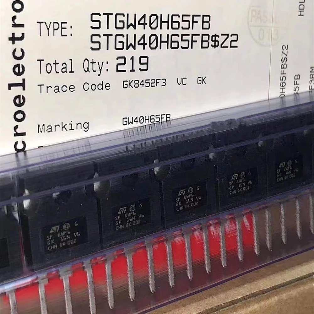Высокоскоростное переключение STGW40H65DFB TO-247 STGW40H65 GW80H65 TO247 оригинальное 100%