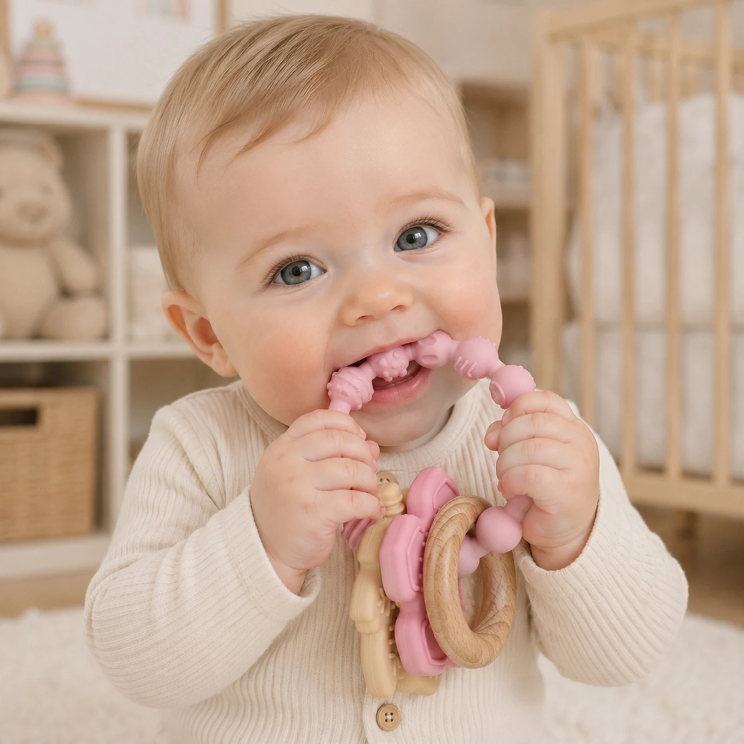 لعبة سيليكون للأطفال، خالية من - مراجعة Teething Mitten Baby وسعره