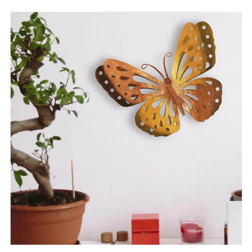 Doreart Butterflies Metal Wall , Home Officel Board Stylish Design Decor Home Living Room Cafe Gift