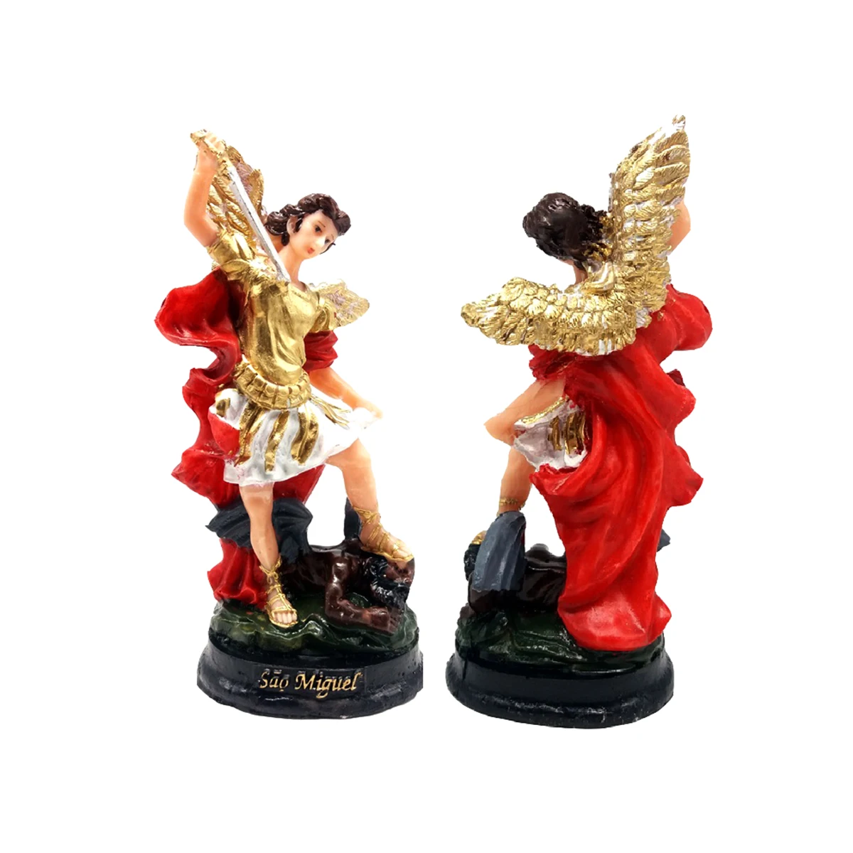 Image Saint Michael Archangel Angel In Resin 20 Cm Statue