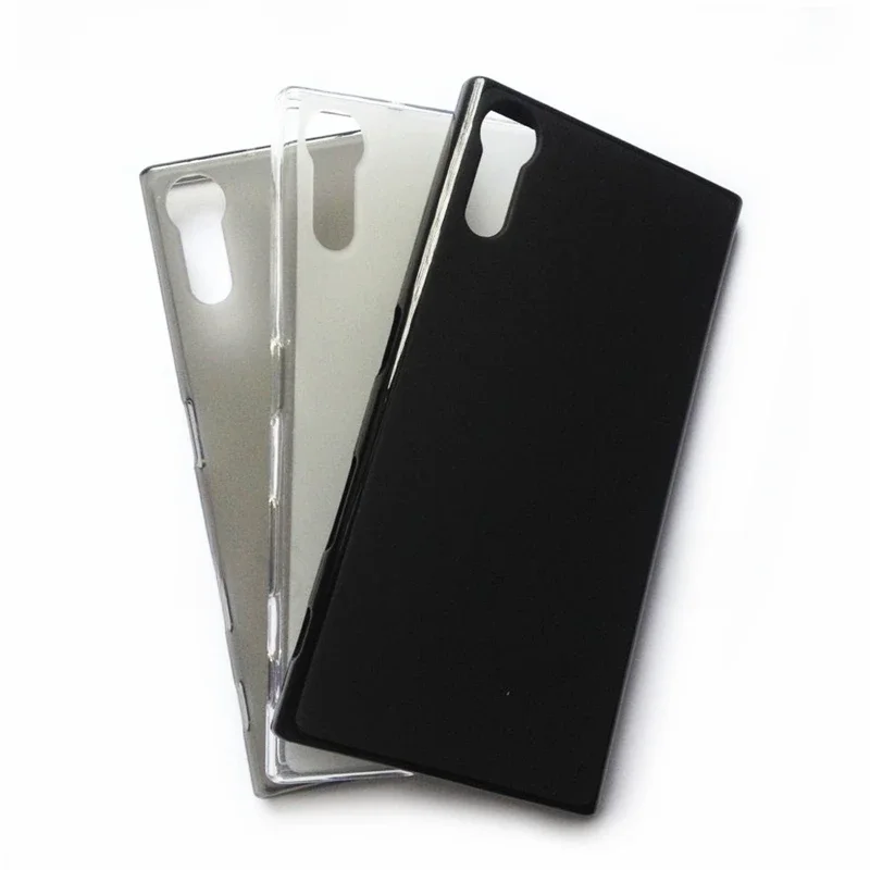 Matowy miękki futerał TPU do Sony Xperia XZ XZS / XZ Premium XZPremium F8332 silikonowy Ultra cienki Slim tylna okładka — zdjęcie 2