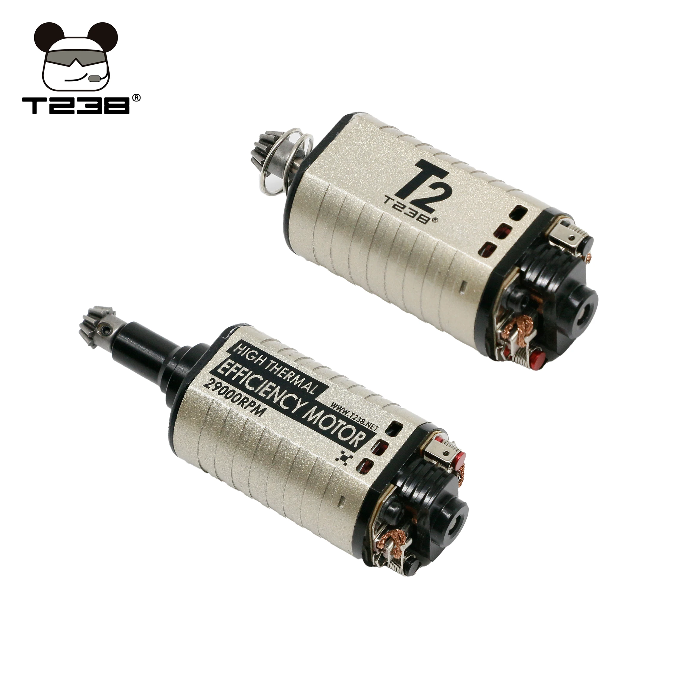 T238 High Thermal Efficiency Motor High-speed High-torque Ultra-low Power Consumption Long/Short Axis 480 Motor for Airsoft AEG