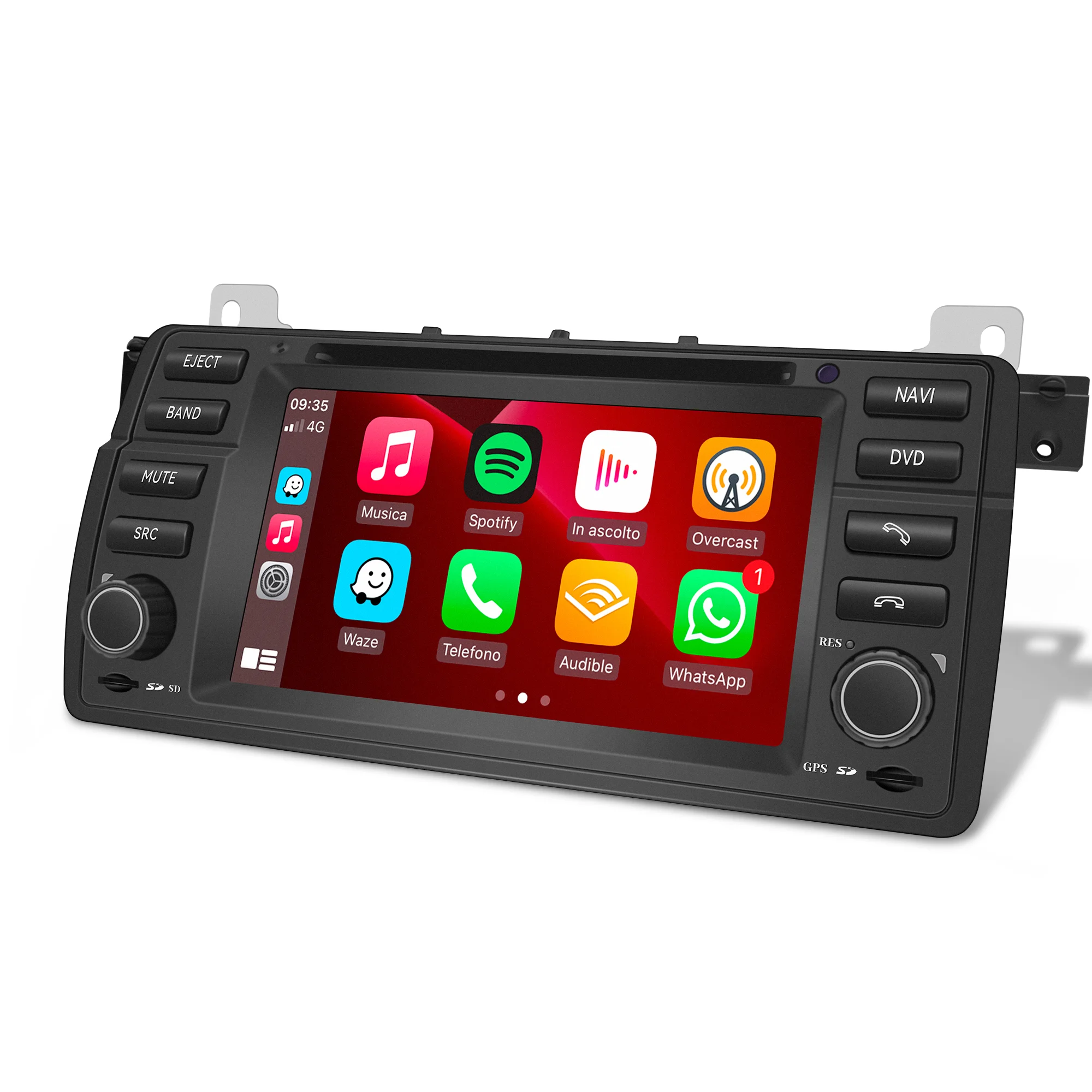 

For BMW E46 M3 318 320 325 330 335 1998-2006 Android Wireless Carplay Auto Car Radio Stereo Multimedia Player NO have DVD CD