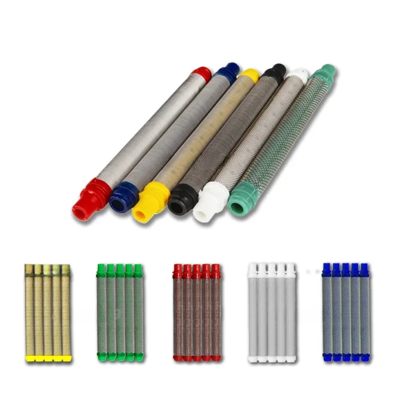 Wagner filtre pour pistolet de pulvérisation sans air 89324 5 pièces/10 pièces 30/50/100/150/200 accessoires de remplacement de maille pour outil de réparation de pistolet de pulvérisation Wanger