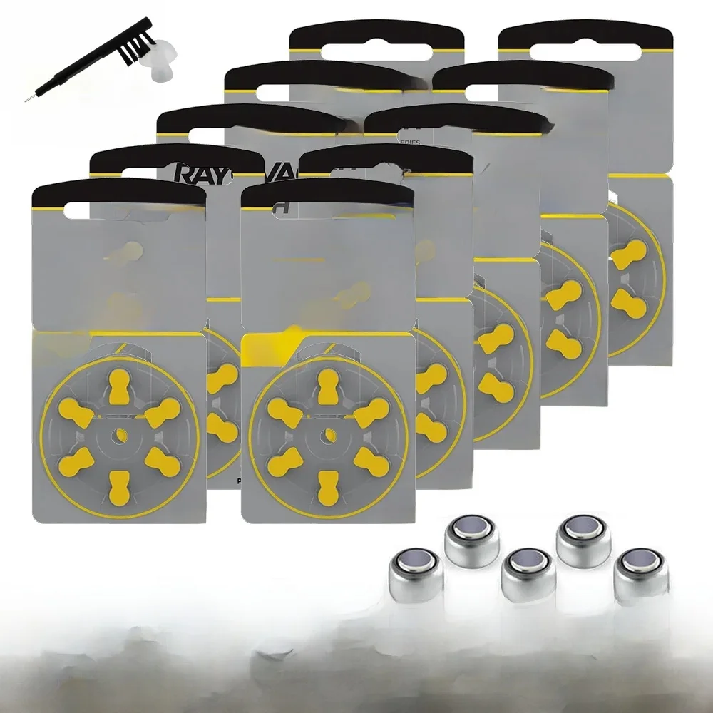 10 kart Baterie do aparatów słuchowych Rayovac Extra Peak A10 10A ZA10 S10 PR70 Zinc Air 1,45 V Bateria do profesjonalnych aparatów słuchowych 10 — zdjęcie produktu 7