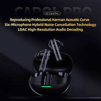 KZ Carol Pro TWS Bluetooth Earphones 5.4 6-Mic Active Noise Cancelling Headphones True Wireless Waterproof Gaming Earbuds