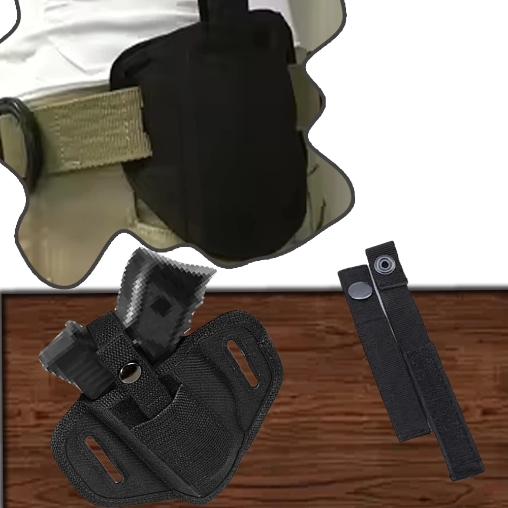 

600D Nylon Gun Holster Left and Right Universal Concealed Carry Holster Wear Airsoft Gun Bag for Compact Pistols handgun