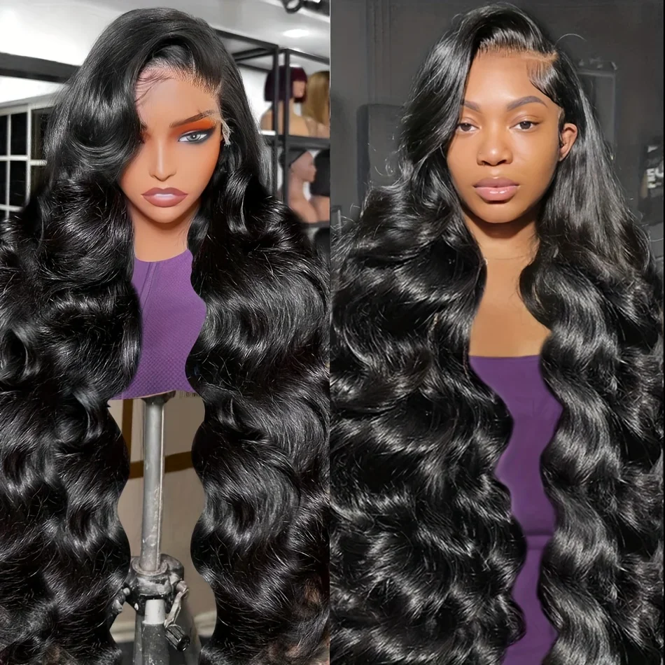 

180% Density 13x6 HD Transparent Body Wave Wig Lace Front Wig Human Hair Body Wave Lace Frontal Human Hair Wigs For Women