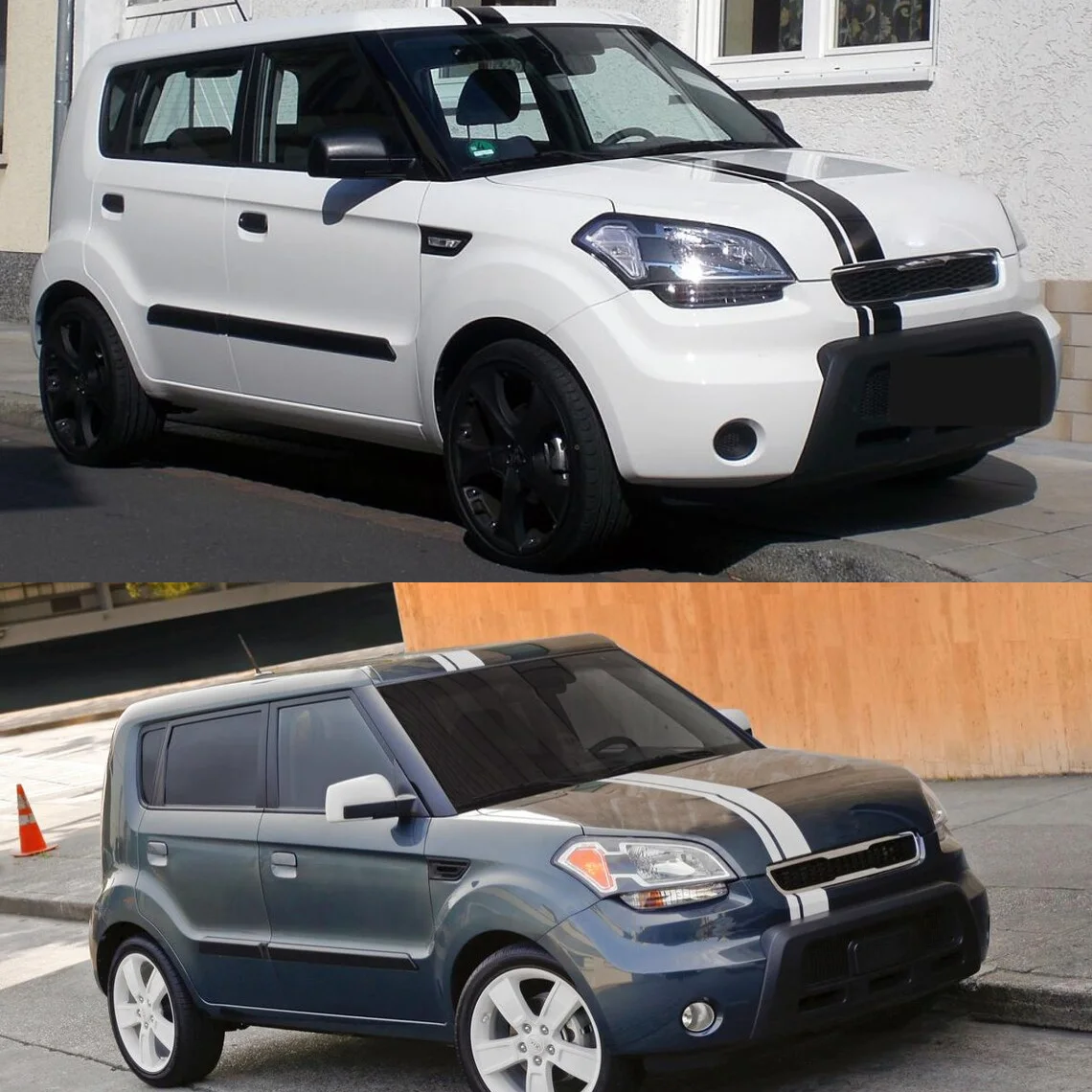 

Автомобильные аксессуары для Kia Soul 1 2 3 EV, капот, линия крыши, графические наклейки, украшения, автоаксессуары, виниловая пленка, наклейки