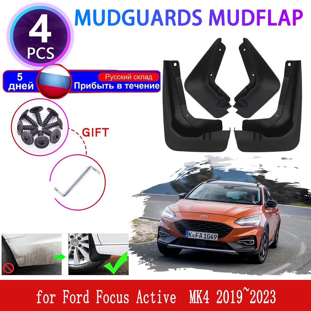 

Mudguards for Ford Focus Active MK4 2019~2023 2020 2021 2022 Mudflaps Fender Flares Mud Flap Splash Guards Cover Car Accessorie