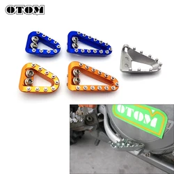 OTOM Rear Brake Pedal Plate Motorcycle Standard&Increase Extension Foot Peg Brake Lever Pad For KTM HUSQVARNA GASGAS 79413051000