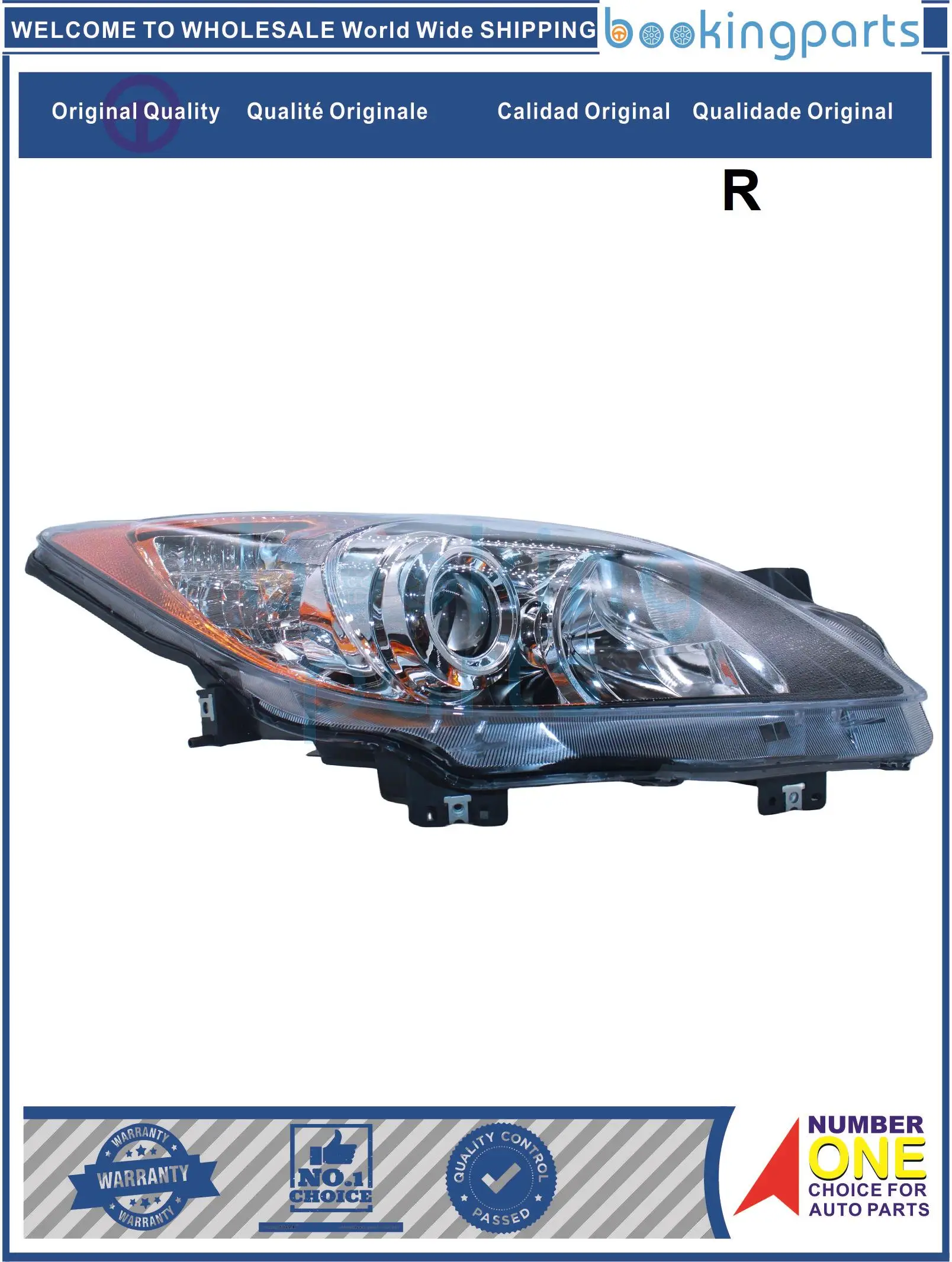 HEA52096(R), Headlamp For MAZDA MAZDA 3 2010