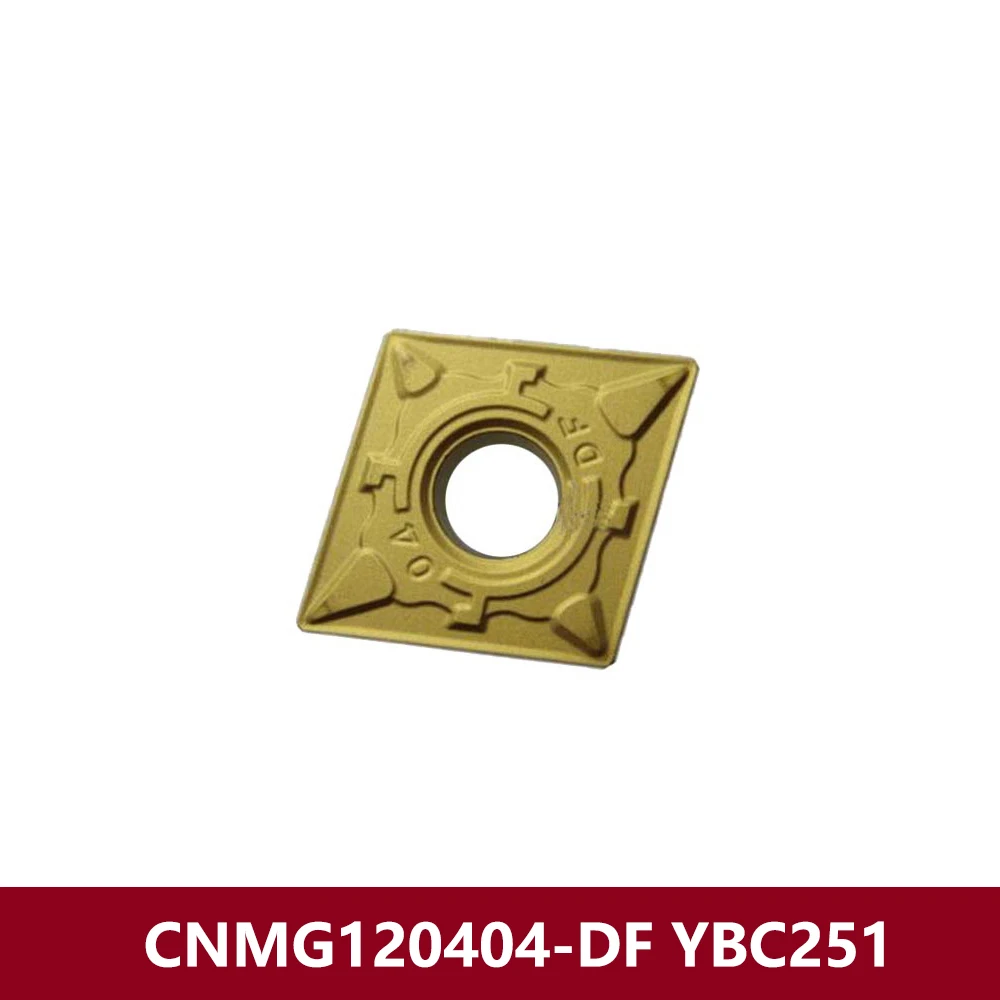 

Original CNMG120404-DF YBC251 CNC Lathe Cutter CNMG120404 CNMG 120404 DF Carbide Inserts For Steel CNMG431-DF Turning Tools Bar