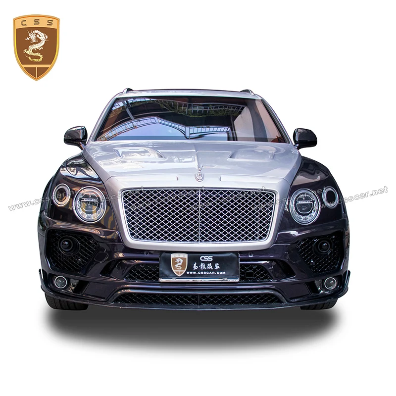 Carbon Fiber M Style Body Kit For Bentley Bentayga Hood Fender Front Spliter Rear Diffuser Lip Car Tuning Set Accessories