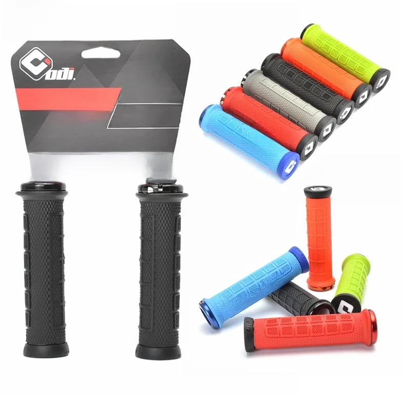 AliExpress ODI Elite Lock on Grips for MTB Mountain Bike Grips Handlebar Mountain Bike Grips Alluminium Alloy+Silica Gel ODI Grips