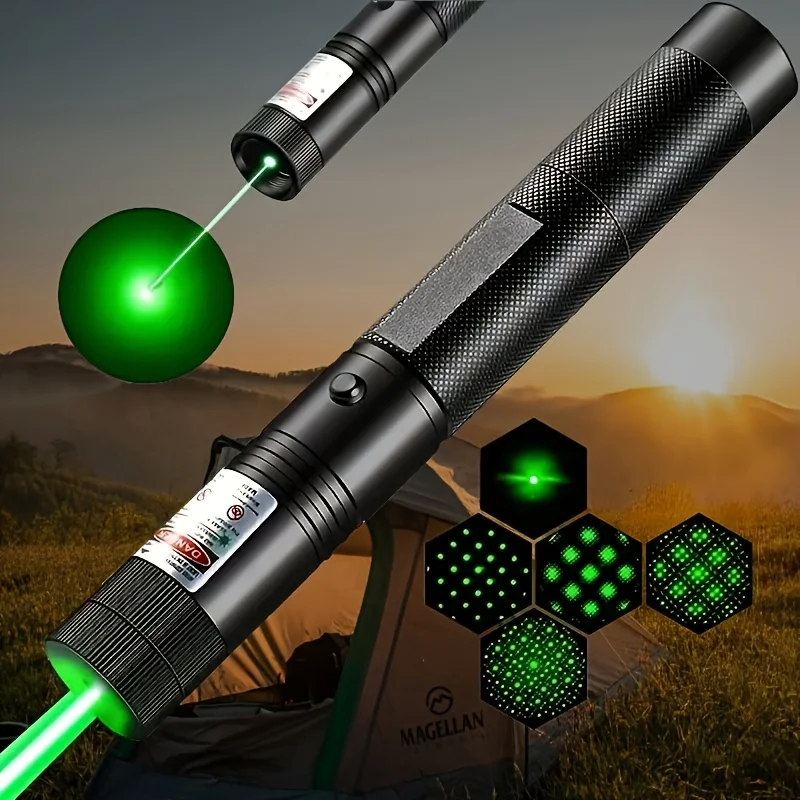 1PCS Laser Pointer- USB Charging Built-in Battery Laser Torch Long Range Laser Light Pointer Toys Laser P