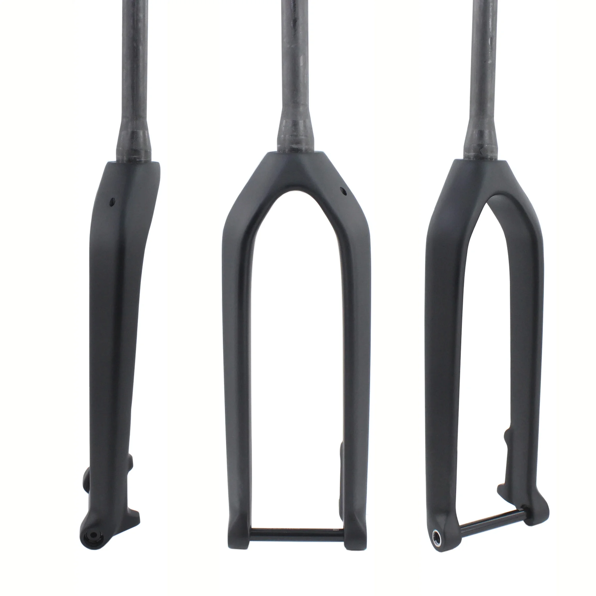 AliExpress NONE Newest 15x110mm Boost Enhanced Bicycle UD Full Carbon Fibre Disc Brake MTB Fork Thru Axle Tapered/straight Inner Cable hard fork