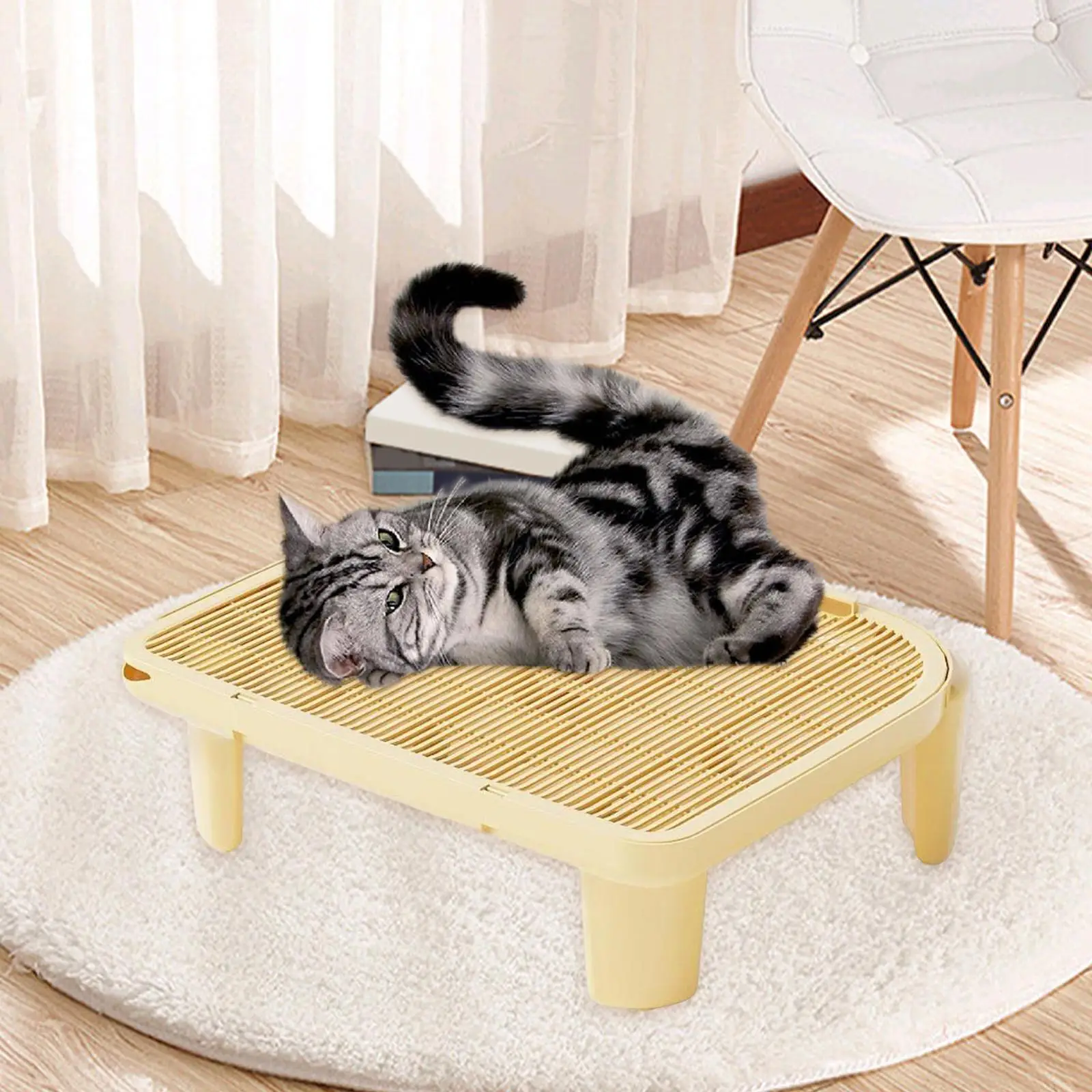 Pet Cat Litter Mat Kitty Litter Pad Floor Carpet Portable Pet Falling Pad for Lavatory Bathroom Indoor Cats Pet Supply Bedroom