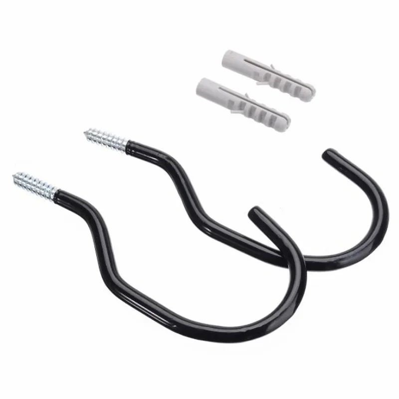 AliExpress Bike Wall Mount Hook Heavy Duty Metal Hook Garage Organizer Bicycle Parking Buckle Garden Indoor