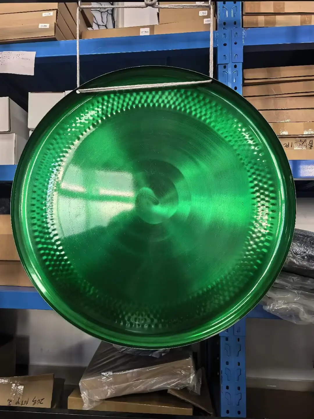 80cm Green Alloy Gong for Sound Healing – Deep Resonant Tones for Meditation, Relaxation, and Wellness