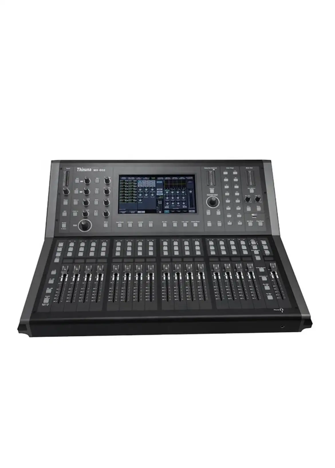 Hot Deal Thinuna MX-D32 32 Channel Digital Mixing Console Professional Line Array Speaker Audio Music Mixer For Stage Live Perfo