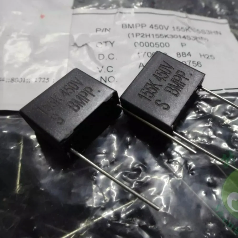 10 шт./лот BMPP 1.5uf 450V 1u5 155 K, новый пленочный конденсатор 15 мм