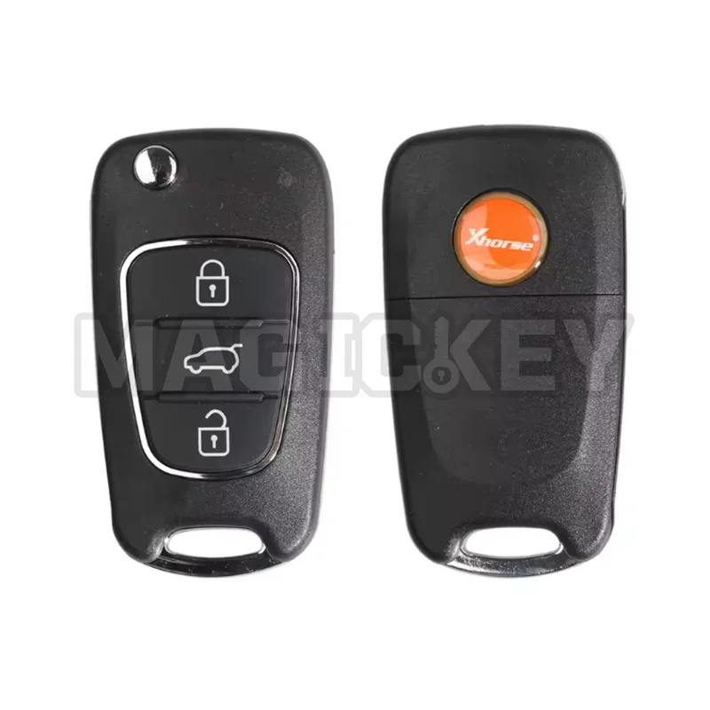 1/2/5PCS Xhorse XKHY02EN Chave remota de fio para Hyundai tipo 3 botões