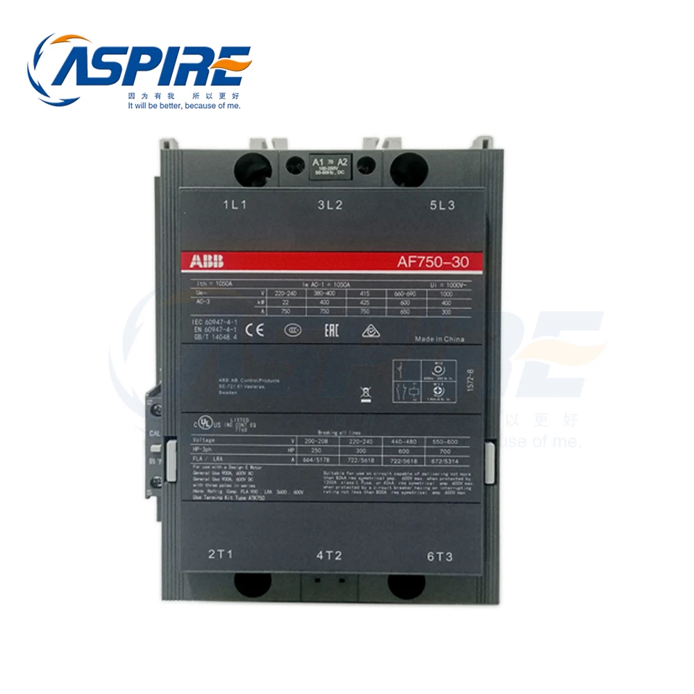 ABB AF750-30  Contactor 100-250V 50HZ 60HZ