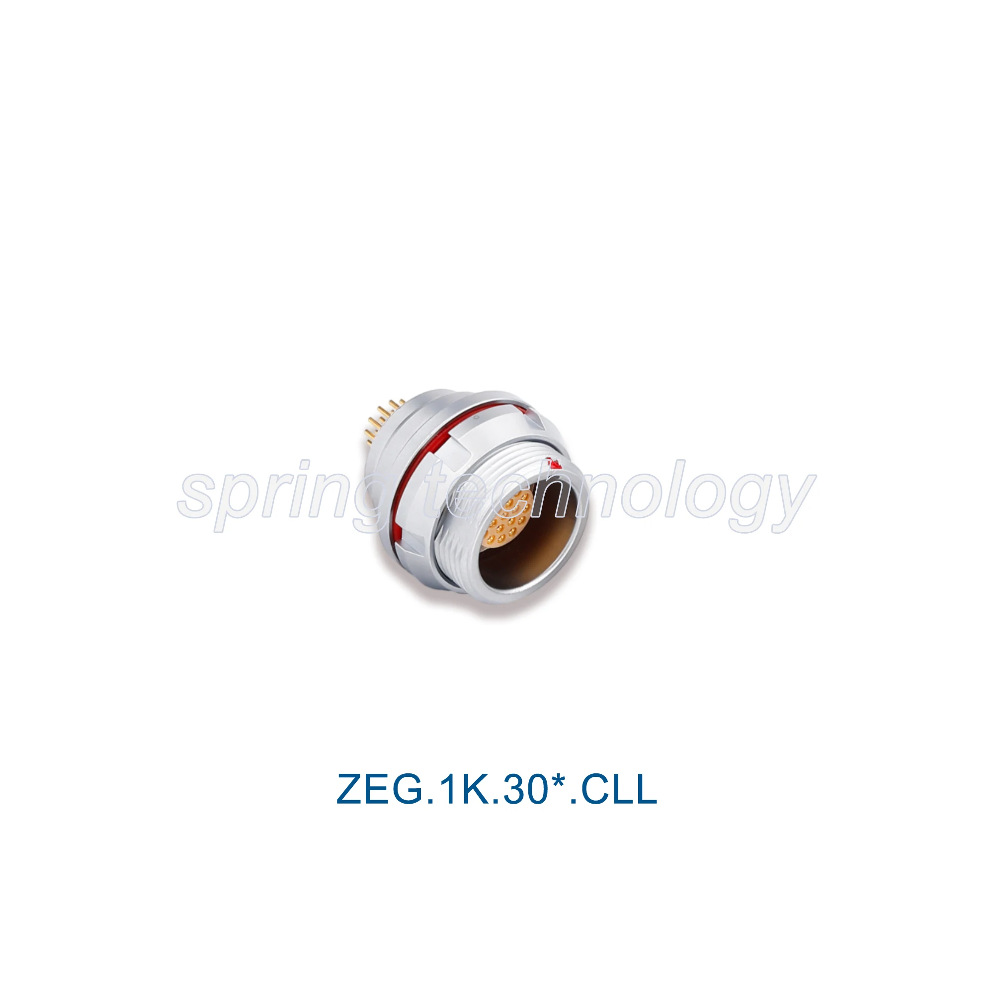 ZEG/EEG.1K M16 Push-pull Multipole Watertight Back Panel Mounted Socket, ZEG/EEG.1K.302/303/304/305/306/307/308/310/314/316.CLL