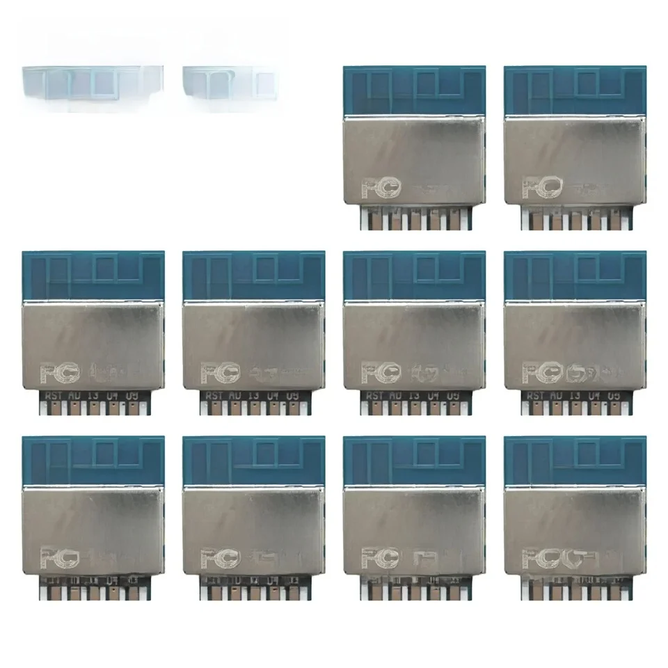 1-10 sztuk ESP-02S moduł Wi-Fi szeregowy pakiet złoty palec ESP8285 bezprzewodowa przezroczysta transmisja kompatybilna z ESP8266 — zdjęcie 2