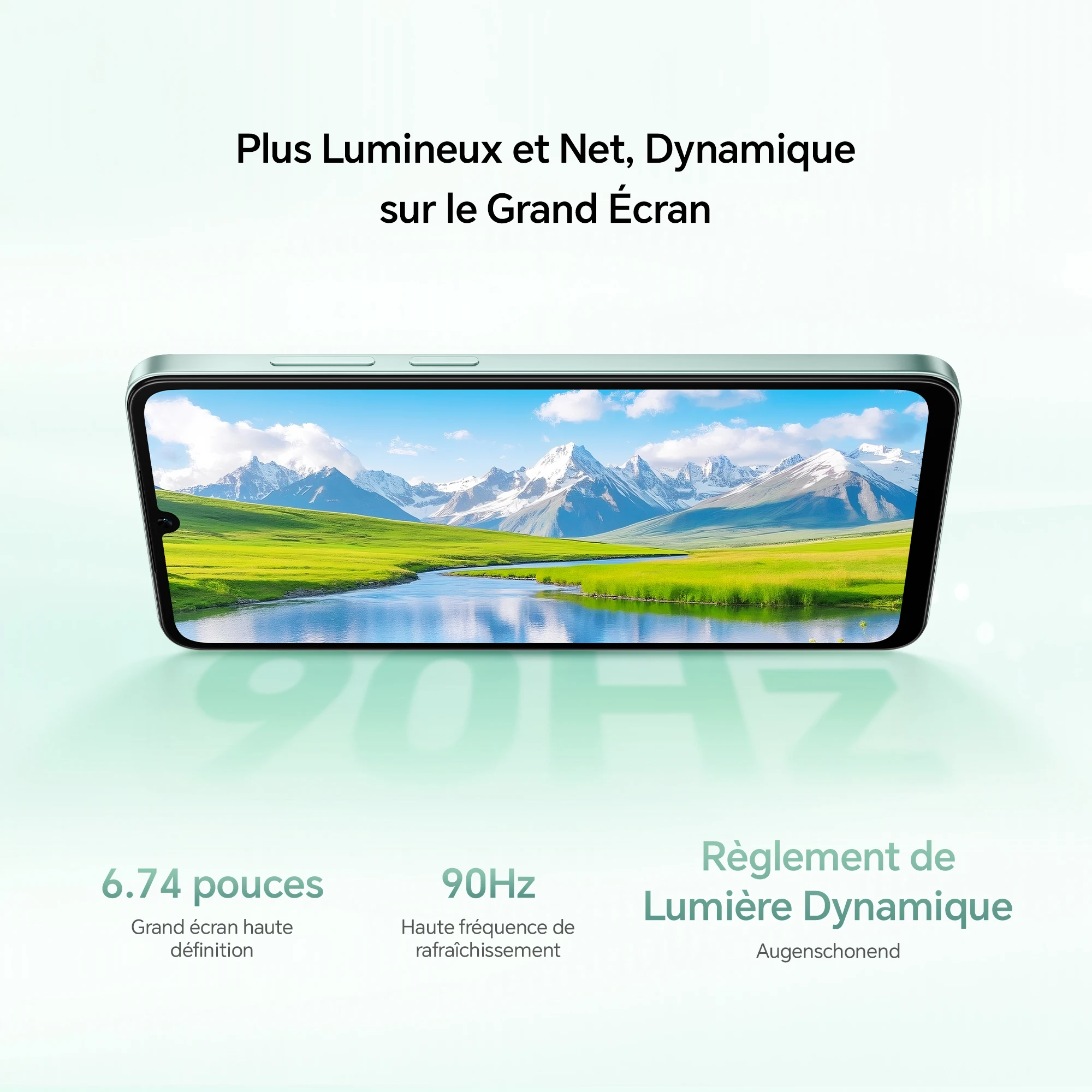 smartphone honor caméra 50mp – vue détaillée