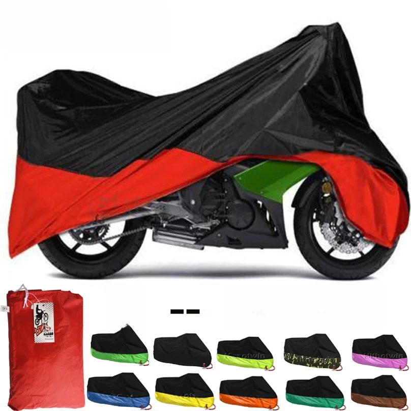 AliExpress hithotwin M-4XL Motorcycle Cover Bike All Season Waterproof Dustproof UV Protective Outdoor Indoor Moto Scooter Motorbike Rain Cover Gift
