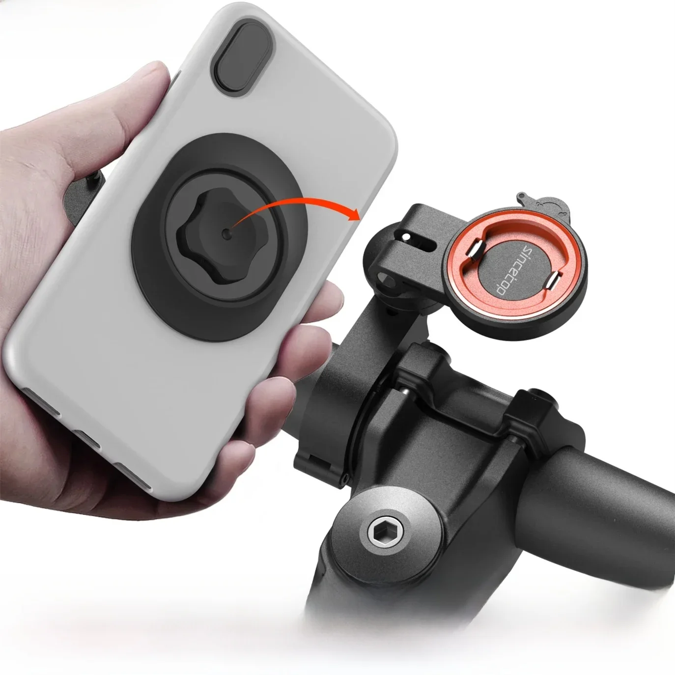 AliExpress sincetop Universal Motorcycle Bike Mobile Phone Holder Bicycle Moto Aluminum Quick Mount Stand Mountain Bike Handlebar Bracket for Harley