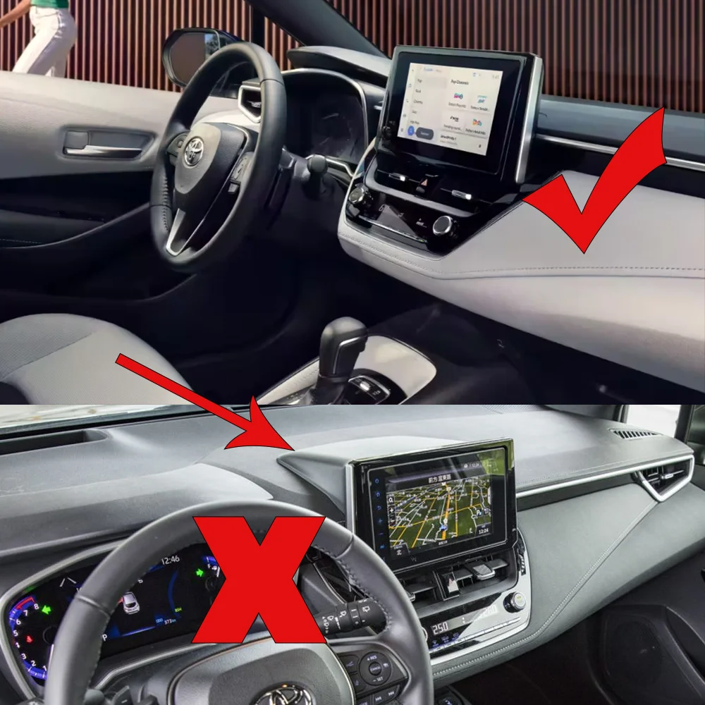 Car Mobile Phone Holder for Toyota Corolla Cross XG10 Hybrid 2022~2025 GPS Air Vent Cell Clip Stand Support Accessories iPhone
