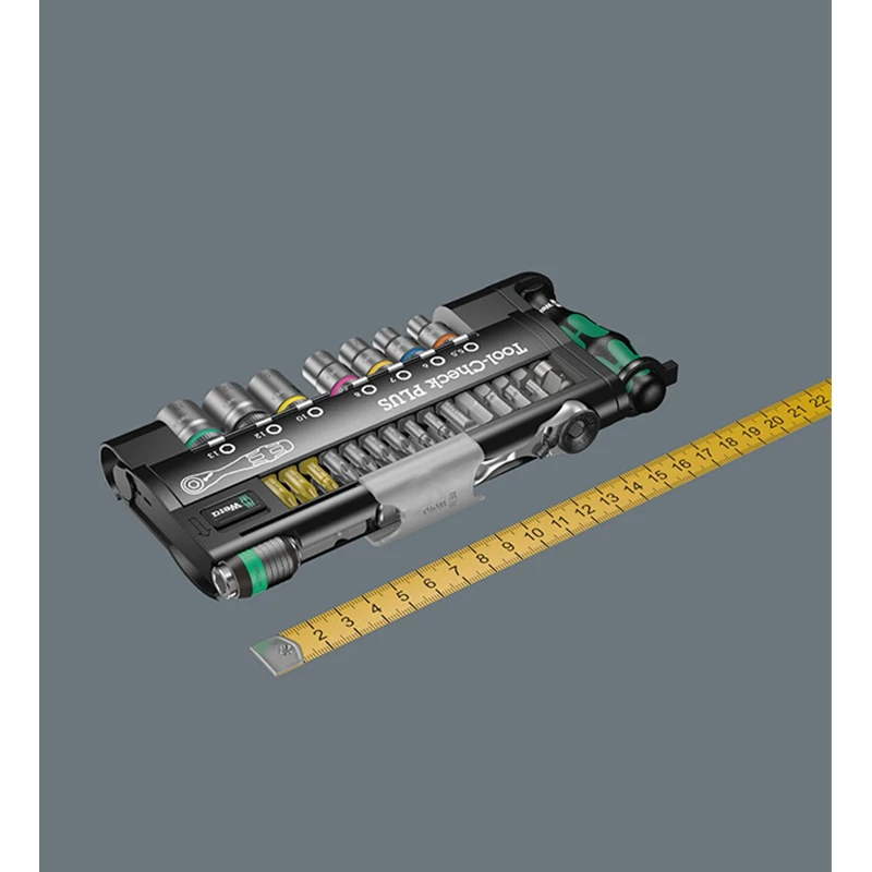 WERA Tool-Check Plus Ratchet Screwdriver Bit Set with Sockets - Metric No.05056490001