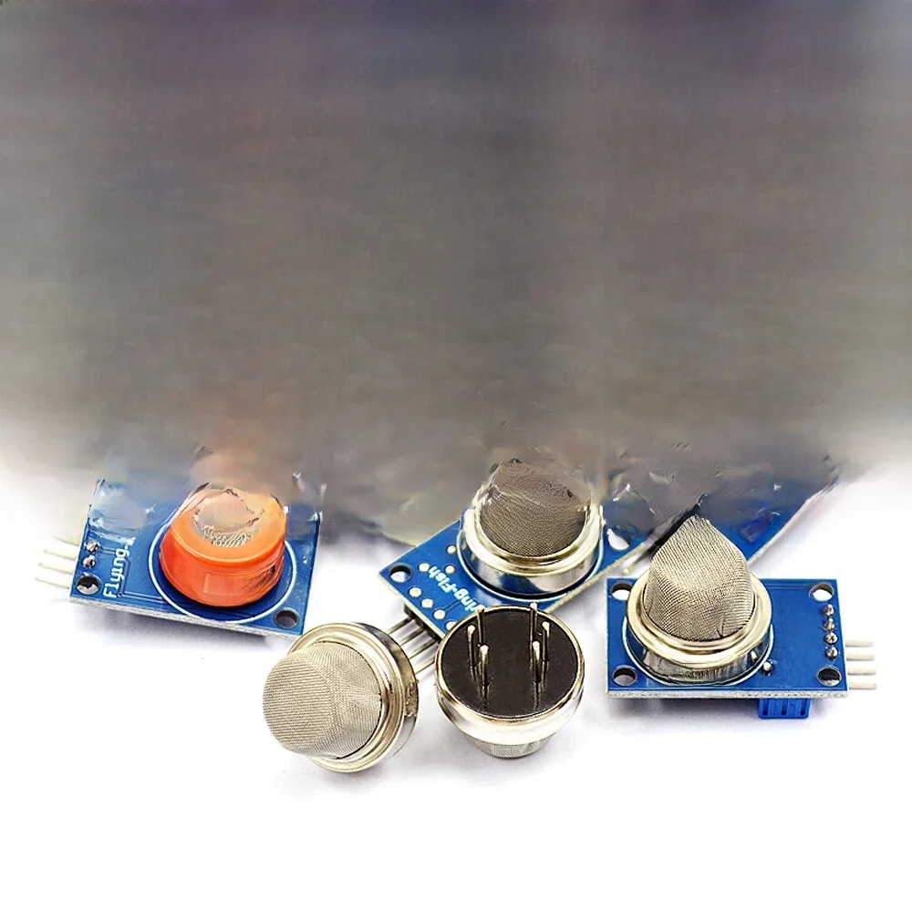 MQ-2 MQ-3 MQ-4 MQ-5 MQ-6 MQ-7 MQ-8 MQ-9 MQ-135 Moduł czujnika dymu metanu i gazu płynnego do zestawu startowego Arduino DIY Kit — zdjęcie 2