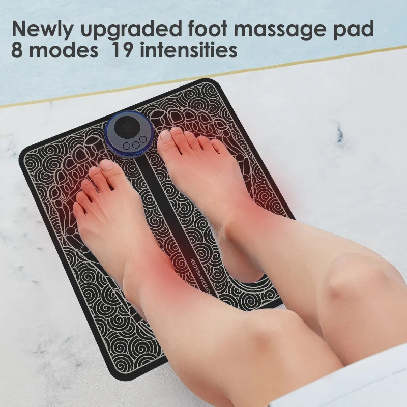 EMS Foot Massager Mat  Electric Foot Cushion Physiotherapy Blood Circulation Acupuncture Pad Foot Health Care Relaxation Pain