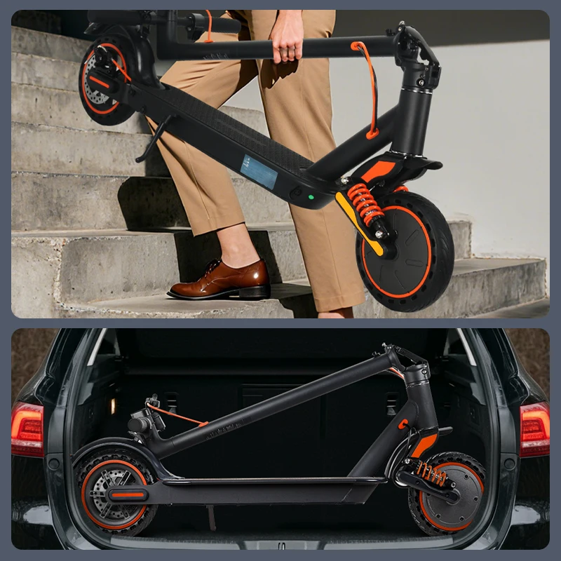 Mankeel سكوتر كهربائي مع مقعد 350 واط 36 فولت 10.4Ah ماكس 30 كم/ساعة المزدوج امتصاص الصدمات التطبيق الذكي 8.5 بوصة الإطارات سكوتر قابل للطي