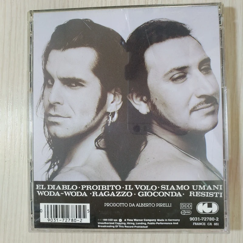 Old 1 CD Box Set A Famous Italian Rock Band Singer Group Music Songs Disc Used 80% New